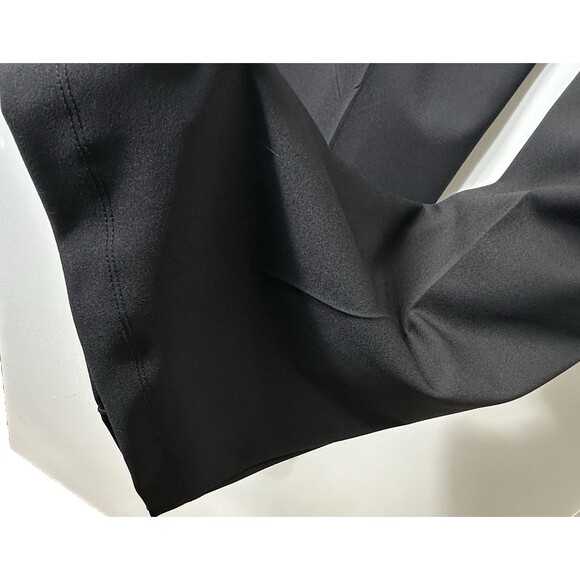 Fashion Nova Call It Even Wide Leg Dress Pants Black Size 2X Stylish Altered Hem - Picture 8 of 16